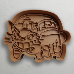 push-diseño.png STL file Cat bus totoro・3D printing model to download