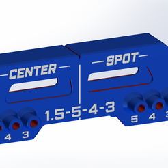 Center-Spot.png Fichier STL Gabarit de face de tiroir d'armoire "Center Spot" pour faces de 3/4" d'épaisseur・Idée pour impression 3D à télécharger, i_just_ride