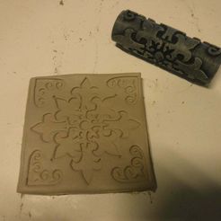 DSCF2237.JPG STL-Datei emboss tile roll 15x15cm・Design für 3D-Drucker zum herunterladen