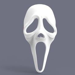 Ghostface1.jpg Fichier STL Masque Ghostface Scream DBD・Design imprimable en 3D à télécharger