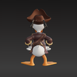 donald-Pirate-2.png Donald Pirate - Modelo para impressão 3D | Figura de desenho animado de fanfarrão