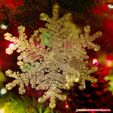 02.jpg Real snowflake - Christmas Tree decoration - size: 128mm