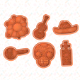 main.png Day of the Dead cookie cutter set of 6