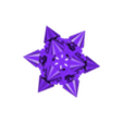 3D_STAR_NESTED_D_1BLAugmented_Icosidodeca.stl STAR NESTED DODECAHEDRAL POLYLINK 1