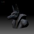 3DPrint2.jpg Bust of Anubis, god of the dead