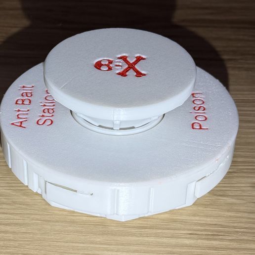 Ant Bait Station (poison-wicking with reservoir)