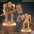 Base size: 25mm PRE-SUPPORTED Nr: 22-07-26 PATREON Werewolf Gentleman with Mace