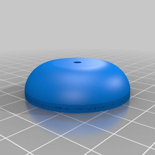 Alternative Supportless Bell for Retro Alarm Clock Stand for the Google Home Mini - 3D model önizlemesi
