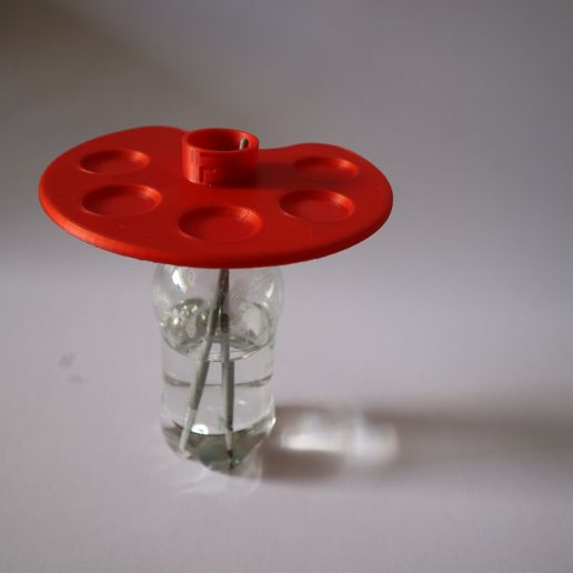 Blu paint palette 3D model