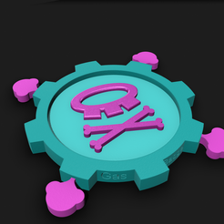 IMG_1527.png STL file Gas Badge LPI Muky Pokemon・3D printing design to download