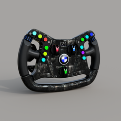 1.png 3D-Datei BMW M4 GT3 Lenkrad Push-Pull Paddles V2・3D-druckbares Modell zum Herunterladen