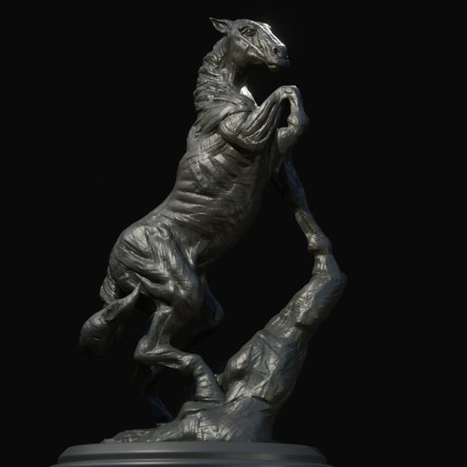 horse-4.jpg Stallion Ecorchet Statue