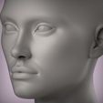 2.24.jpg 26 3D HEAD FACE FEMALE CHARACTER FEMALE TEENAGER PORTRAIT DOLL BJD LOW-POLY 3D MODEL