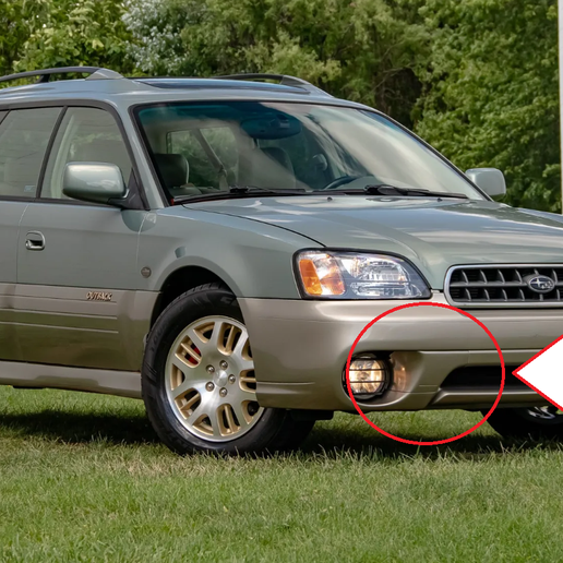 ️ Subaru Outback 2002-2004 Front Right Tow Hitch Hook Bumper Cover ...