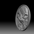 2-4.jpg Modelo de impressão 3D da moeda de prata em alto-relevo Bone Demon
