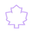 Leafs Logo outline.stl 2 Piece Toronto Maple Leafs Logo Cookie Cutter