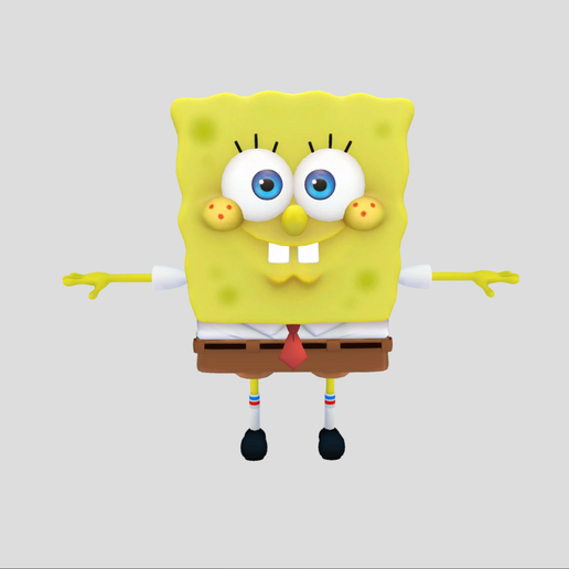 SpongeBob NASB2 - 3D Character Model 3D model