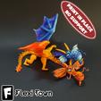 Image-11.png Flexi Print-in-Place Two-Headed Dragon Wu and Wei