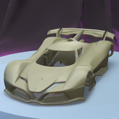 b001.png Archivo STL ALFA ROMEO 8C R TAZIO 2020 (1/24) carrocería imprimible・Idea de impresión 3D para descargar