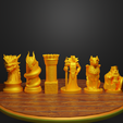 1d.png Dragon Figure Chess Set Epic Dragon Character Chess Pieces