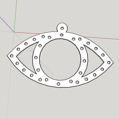 Capture-d’écran-503.png STL file earring to sew eyes・3D print model to download