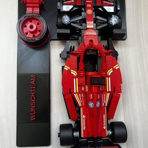 Lego Speedchampions Formula 1 wall bracket 3D model