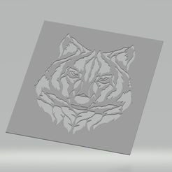 Pochoir Loup.jpg Wolf Stencil