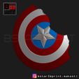 07.JPG Captain America Shield Damaged - Infinity War - Endgame-Marvel