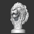 10.png Lion Head AM01 3D print model