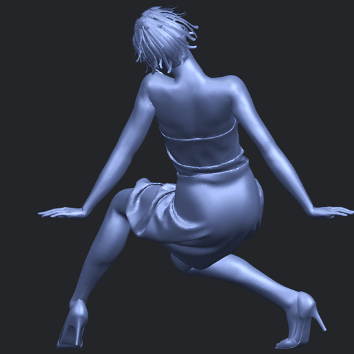 19_TDA0661_Naked_Girl_G09B06.png Download free file Naked Girl G09 • Design to 3D print, GeorgesNikkei