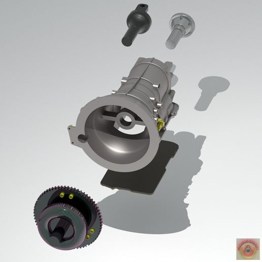 Hellcat-ZF-8HP90_Render_11.jpg ZF 8HP90 para DODGE HELLCAT - CAJA DE CAMBIOS AUTOMATICA