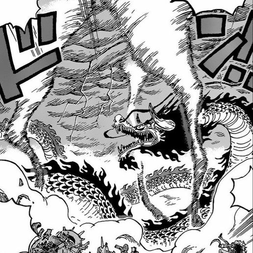 💬 One Piece Manga Color Print - Kaido attaque les supernovas・Fichier ...