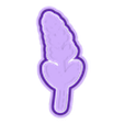 lavender (2).stl Tall Lavender Cookie Cutter