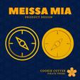 01.-Compass-Theme-01-Style-01.png Bake Your Own Adventure – Compass Cookie Cutter 3D Print File - Pirate Marine Compass Cookie Cutter