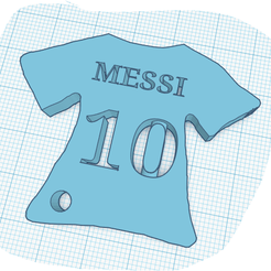 MEssi.PNG Leo Messi 10 T-Shirt Keyring