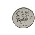 Coaster_Pitbull.jpg Coaster with Bull Dog Breeds