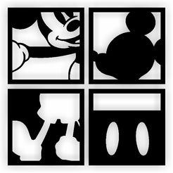 mick2.jpg STL-Datei Bild Mickey Mouse・3D-druckbares Modell zum herunterladen