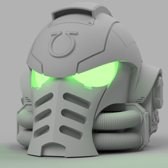 20220111_052758.png STL file Primaris Wearable Helmet・3D printing model to download