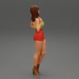 Girl-0015.jpg Pretty girl wearing a mini skirt bikini 3D Print Model