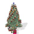 0_00017.jpg Chrismas Tree 3D Model - Obj - FbX - 3d PRINTING - 3D PROJECT - GAME READY NOEL Chrismas Tree  Chrismas Tree NOEL