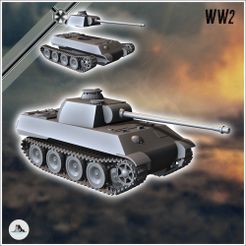 1-PREM.jpg Panzer V Panther Ausf. A (6mm) - Deutschland Ost-Westfront Normandie Stalingrad Berlin Ardennen WWII