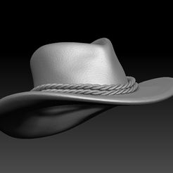 1.jpg STL file cowboy hat・3D printer design to download