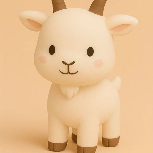 🐐 Cute Goat – 3D Printable Model