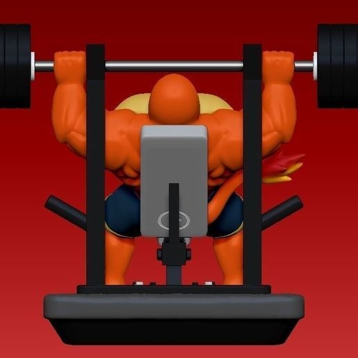 charmander-mamado-3d-model-29859099c7.jpg charmander sucé - Pokémon pâle