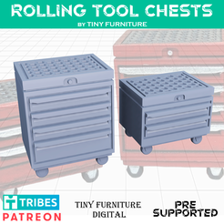 RollingTool_art.png Файл STL Перекатные сундуки для инструментов・Дизайн для загрузки и 3D-печати