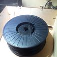 spindle_adapter4_display_large_display_large.jpg 1kg plastic spool adapter for the Filament Spindle MK1 Box