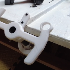 Steering-1.png STL file Strings Steering System for Boats Rudder・3D printable model to download