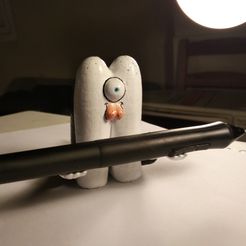 IMG_20171211_204709[1].jpg Free STL file Mr Flap pencil holder・3D print object to download