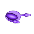 Dabbing_Squidward_Full_Body_and_Base_2.stl Free STL file Dabbing Squidward・3D printable design to download