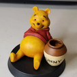 Pooh - Winnie the Pooh-Liegestütze Version-FANART FIGURINE